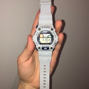 G Shock white watch